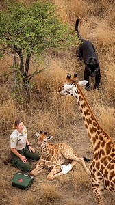 4.5M views · 30K reactions | Giraffe Fends Off Deadly Predator To Save It's Calf! #rescue #animals #wildlife | Paul & Friends | Facebook