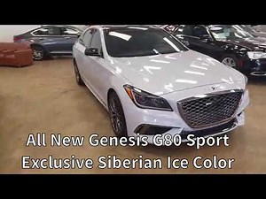 All New Genesis G80 Sport - Siberian Ice