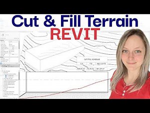 How to Cut & Fill Terrain in Revit | Toposolid Phasing & Schedules