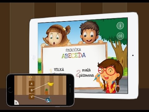 Abeceda - mobilní hra pro předškoláky v češtině