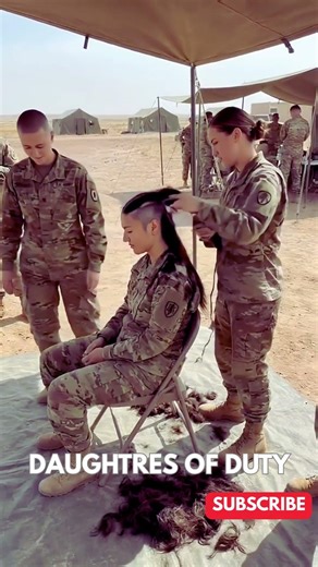 Her Ultimate Sacrifice: Long Hair to Buzzcut for the IDF 🇮🇱 #army #israeliarmy #idf #israel #police