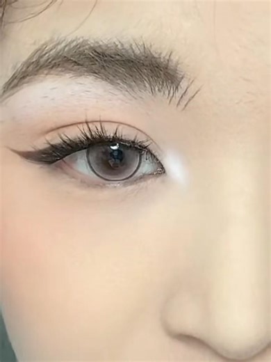 My Easy 40s Kpop idol style eyeliner hack for beginners Eye Makeup Tutorial #shorts #makeup #hacks