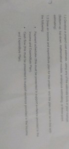 Develop a project cost estimate using any of the estimating too... | Filo