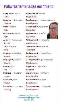 English words ending in "ment"#english #speakingenglish #speakingenglish #english #learningenglish