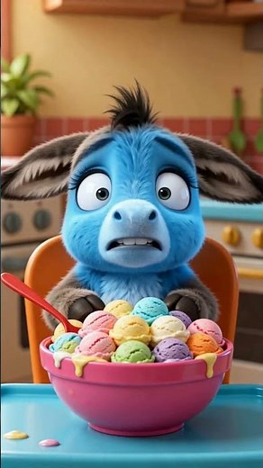 🍦🫏 El Burrito come helado y le da un dolor de cabeza por el frío