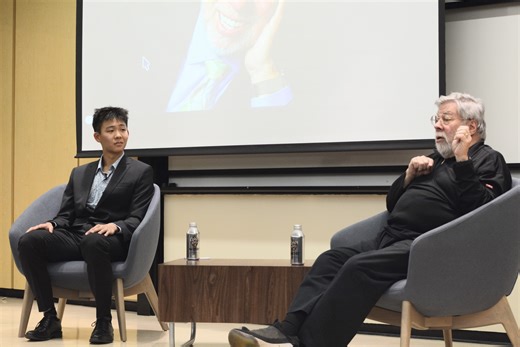 Wozniak urges students to pursue technology for its own sake