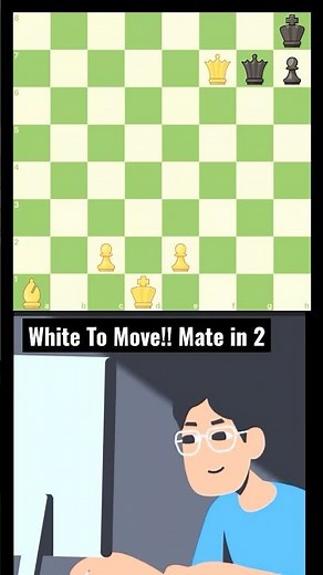 WHITE TO MOVE | MATE IN 2 | HOW FAST CAN YOU CHECKMATE? 😱♟️⏱️ #Chess #ChessPuzzle #Checkmate