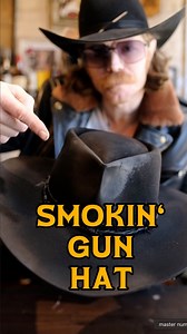 The Smokin’ Gun A black Distressed beat up version of our Gunslinger style hat . I can’t get enough of these style hats, man. I think the Gunslinger looks good on just about everybody. It definitely has some western flair to it, but it’s perfect for every day use. Stay WILD! #Western #westernwear #cowboyhat #mensfashion #custom #explore #explorepage | Wild Hats