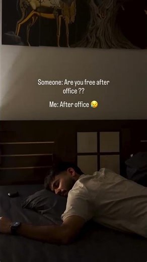 That feeling when you flop onto the bed after work. Shukooooon 😴 #officememeindia