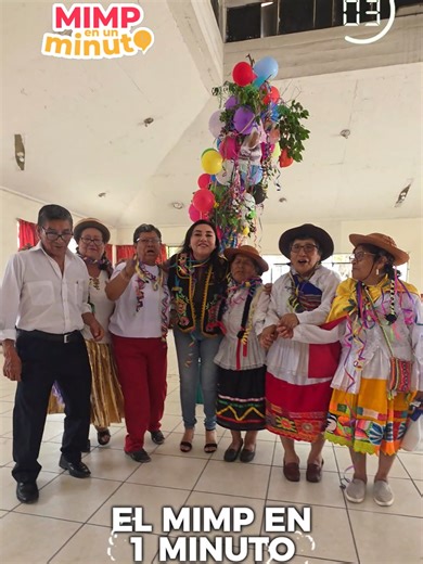 🎭💦 Al ritmo del carnaval, te contamos lo que hicimos en 1 minuto. #MIMP #Carnavales #perú