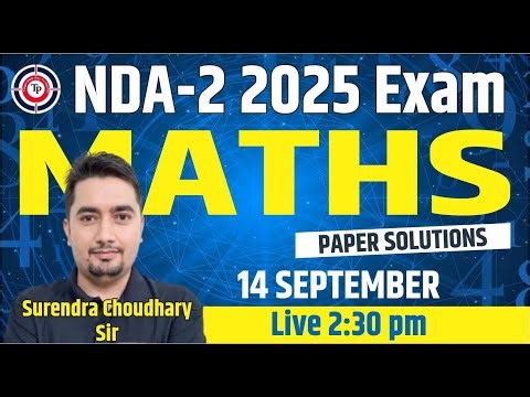 NDA 2 2025 Maths Answer Key 🔥 100% Accurate Solutions for All Sets | UPSC NDA Maths Paper Analysis
