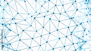 Scientific Connectivity in 3D: Molecular Structures and Blockchain in a Futuristic Blue Background