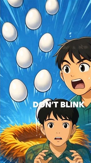 This egg-catching game looks easy #trend