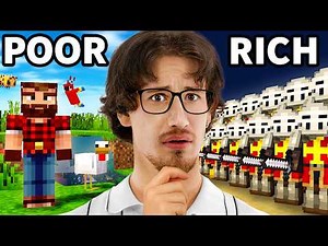 Minecraft Expert Reviews 1000 Players Simulate Rich & Poor