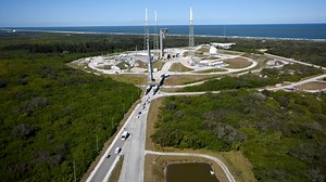 Last week, the newly assembled Vulcan Launch Platform (VLP) for our next-generation Vulcan Centaur rocket took a journey to SLC-41 for the first time! #CountdownToVulcan Read more in our blog: https://www.ulalaunch.com/explore/blog-detail/blog/2021/01/29/vulcan-centaur-launch-platform-rolls-to-pad-for-first-time | United Launch Alliance