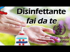 STOP BAD RECIPES. I'll prepare a hand DISINFECTANT, recipe courtesy of WHO.