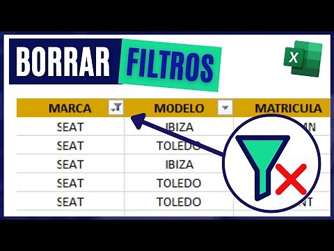 How to delete and remove filters in Excel 🔽❌