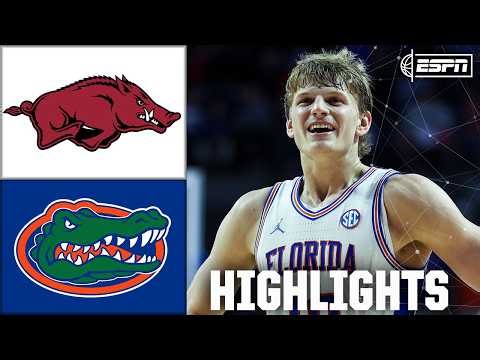 Arkansas Razorbacks vs. Florida Gators | Full Game Highlights | ESPN College Basketball