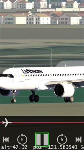 Lufthansa A320neo Landing