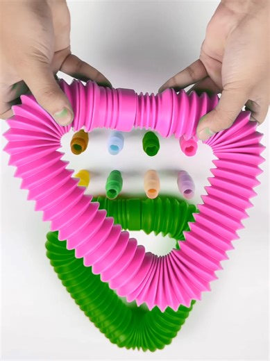 Relaxing Color Changing Pop Tube ASMR Experience