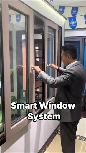 Smart Window System#windowdesign #aluminiumwindows #architecture #homerenovation #homedecor