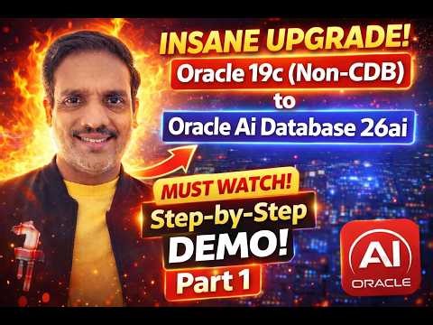 Oracle 19c (Non-CDB) - Oracle AI Database 26ai Upgrade through AutoUpgrade Step by Step Demo -Part 1
