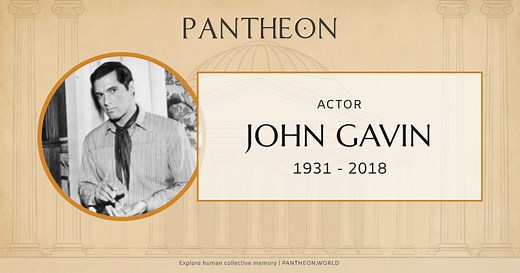 John Gavin Biography | Pantheon