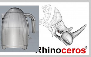 Rhino tutorial软件教学 13 P1 SMEG eletry kettle电热水壶