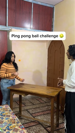 Akanshandkhushi on Instagram: "Skill check: Ping pong edition 🫠 . . . (Games,task,challenges,best friends)"