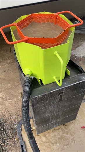 The Gold cube classifier hopper from whispering river. Available on Amazon. #gold #goldcube #sluice