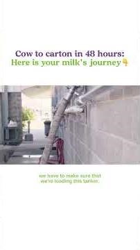 Farm to Fridge #agriculture #dairyfarming #foodprocessing #farmtofork #dairycows #agriculture