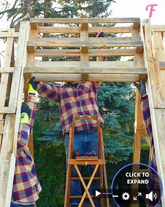 Wooden pallets repurposed into a cozy private hideaway. | Fabiosa India