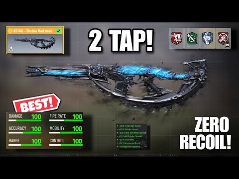 AS VAL "2 TAP" GUNSMITH BUILD | Best AS VAL Gunsmith Loadout | Season 7 COD Mobile