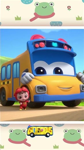 Five Little Speckled Frogs🐸 | GoGoBus Official 🚌#shorts #nurseryrhymes #kidssong