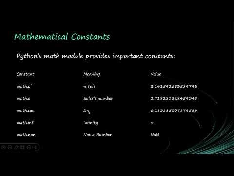 Week 3: Part 3 - Python Math Module Explained | Functions, Constants & Real-World Examples