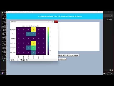 Python with criminal identification project 