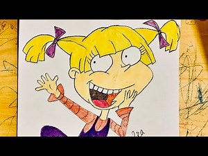 “Drawing Angelica Pickles: Mastering the Iconic Rugrats Character!”