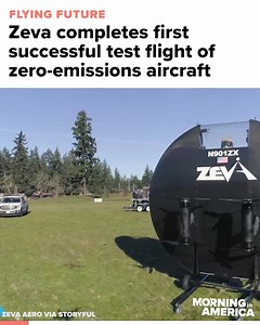 1.6K views | Zeva completes first successful test flight of zero-emissions aircraft | NewsNation | Facebook