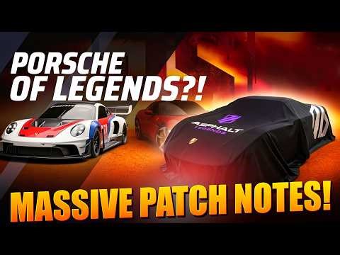 Porsche of Legends Update is HUGE! Full Patch Notes Breakdown | Asphalt Legends