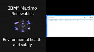 Environmental health and safety in IBM Maximo Renewables