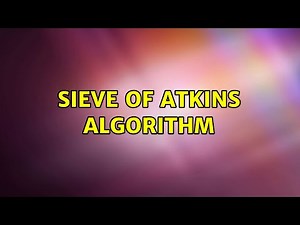 Sieve of Atkins algorithm