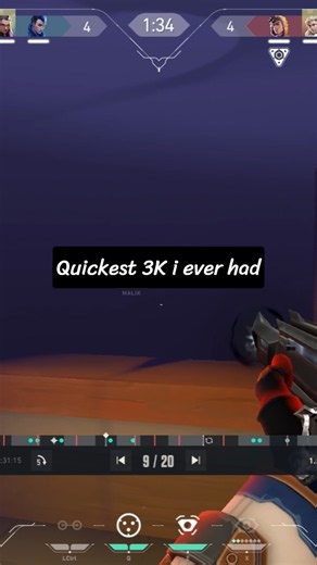 Quickest 3k I've evdr had.. #valorant #valorantclutch #valorantclips #clips #gaming #highlights