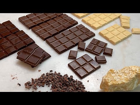 Homemade Chocolate from Scratch cocoa bean and cocoa butter
