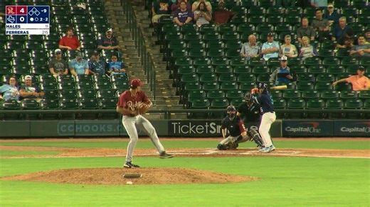 Skylar Hales closes the game by striking out the side