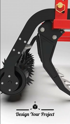 Chisel Plow | Animation | Render | Design Your Project | SolidWorks | CAD | KeyShot | Blender
