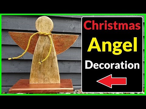 How to Make a Rustic Christmas Angel Decoration (Scrap Wood Project)
