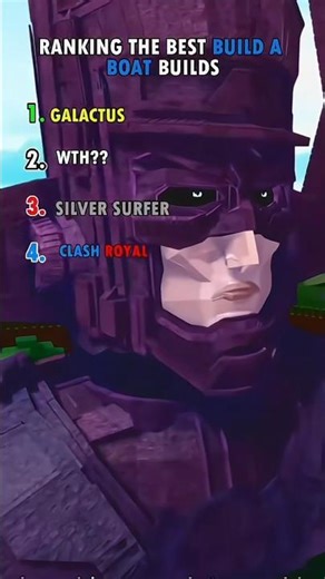 Ranking the best build a boat builds 💀