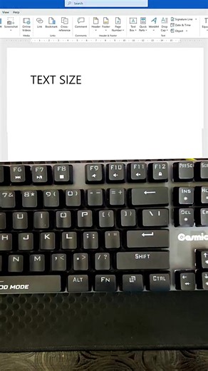 sameer👋 on Instagram: "Change Text Size in MS Word Using Shortcuts #shortvideo #msword #shortcutkeys #textsize #FontShortcut #wordtutorialinhindi #officetricks #wordformatting"