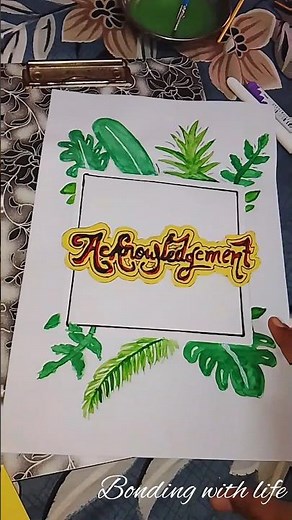 School project ideas acknowledgement design for Project #art #artist #school #music #schoolproject