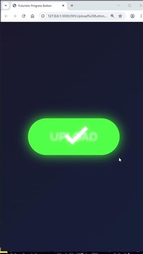 Upload Button to Circular Progress Bar #shorts #css #js #html #coding